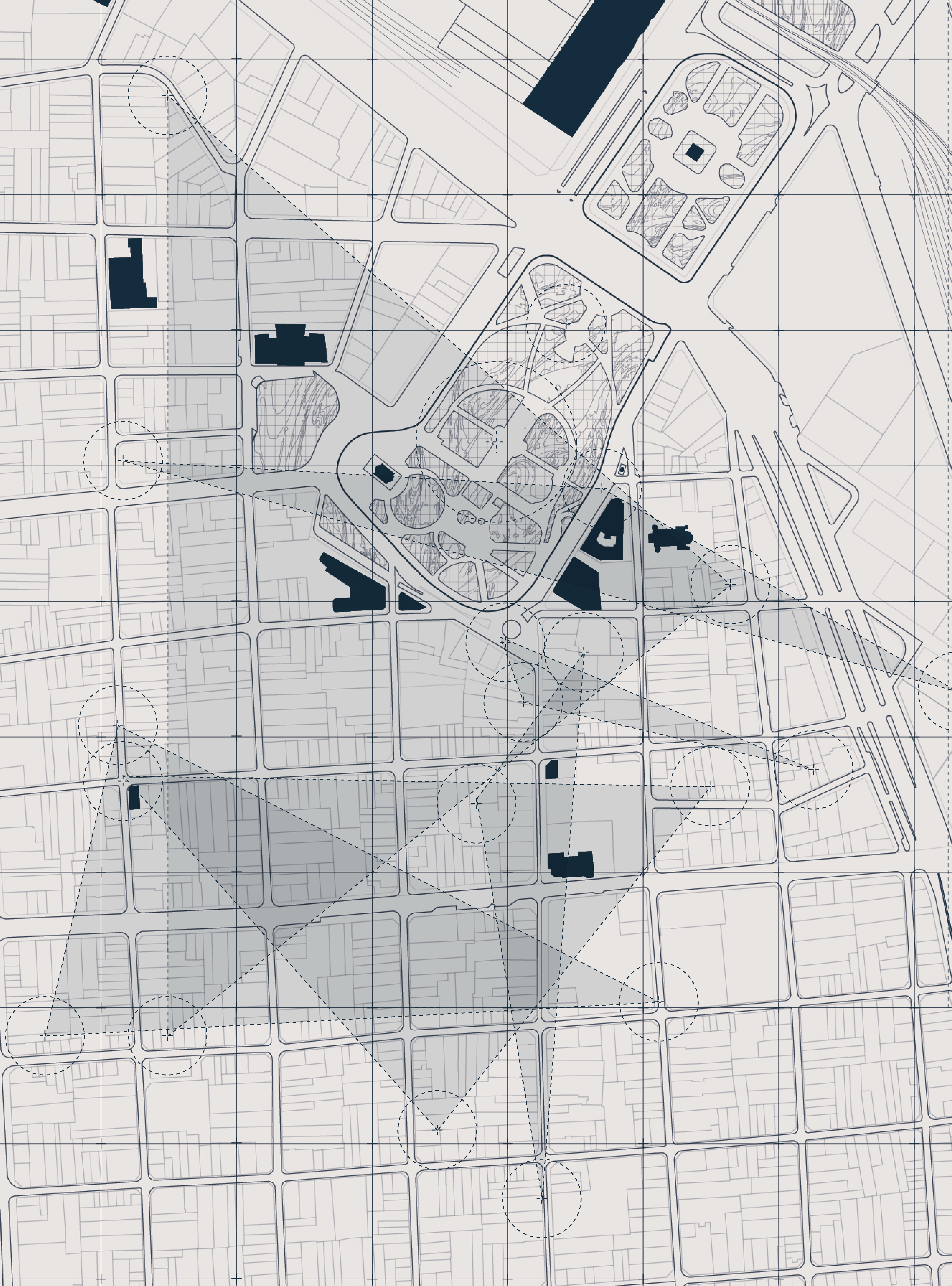 Mapa urbano de la zona